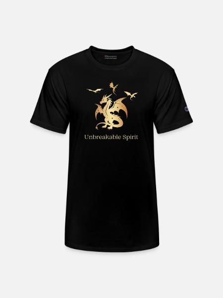 Unbreakable Spirit Dragon - Champion Unisex T-Shirt - black