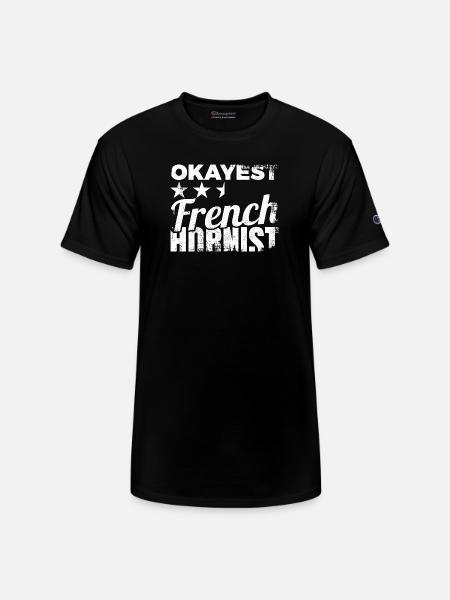 Average French Hornist - Champion Unisex T-Shirt - black