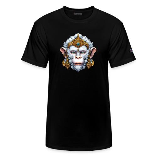 Thai Hanuman Monkey Deity Mask - Champion Unisex T-Shirt