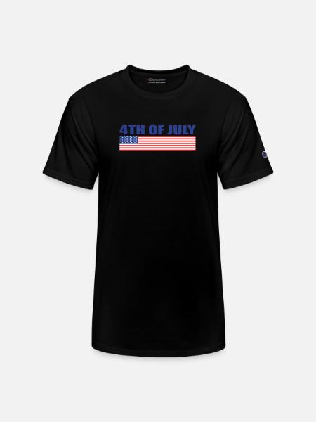 4Th Of July - Champion Unisex T-Shirt - black