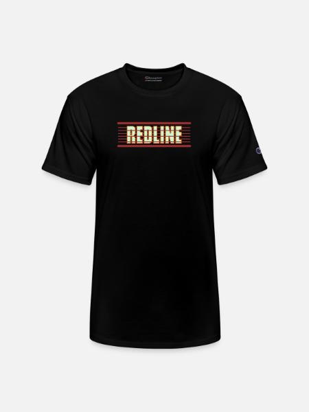 Redline Retro Neon - Champion Unisex T-Shirt - black