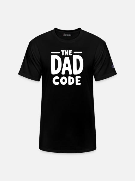 The Dad Code - Champion Unisex T-Shirt - black