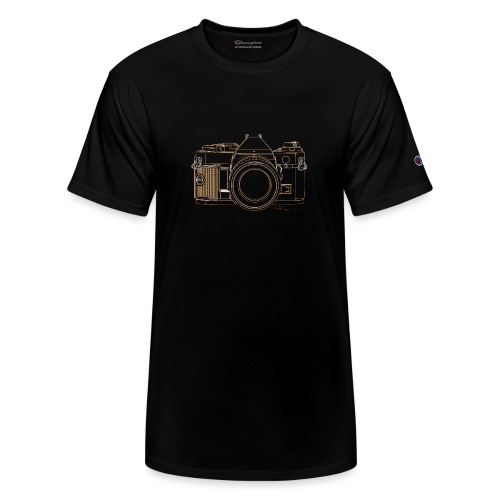 Camera Sketches - Canon AE1 Program - Champion Unisex T-Shirt