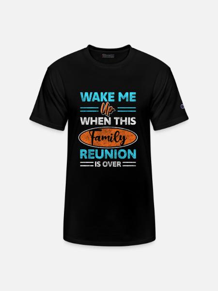 Family Reunion Meal Security - Champion Unisex T-Shirt - black