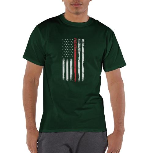 American Best Dad Hero Husband Father - Champion Unisex T-Shirt