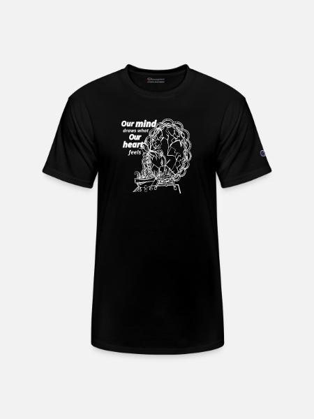 Broken mirror - Champion Unisex T-Shirt - black