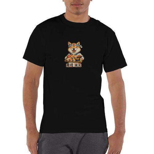 Funny Shiba Inu Sushi Kawaii Dog Tee - Champion Unisex T-Shirt