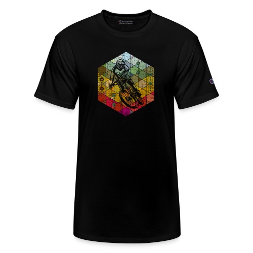 downhill racer hexagon - Champion Unisex T-Shirt