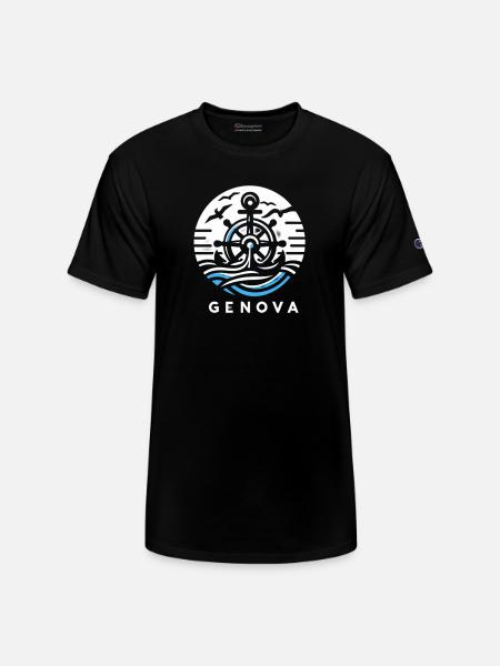 Genova - Champion Unisex T-Shirt - black