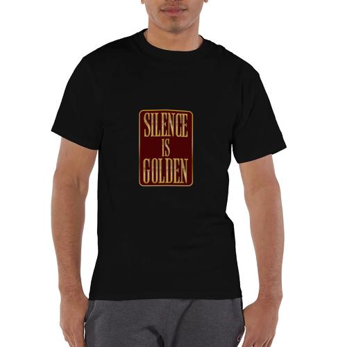 Silence Is Golden - Champion Unisex T-Shirt