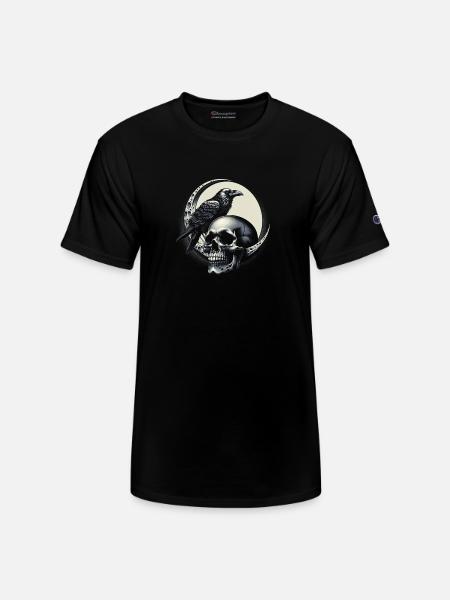Lunar Sentinel - Champion Unisex T-Shirt - black