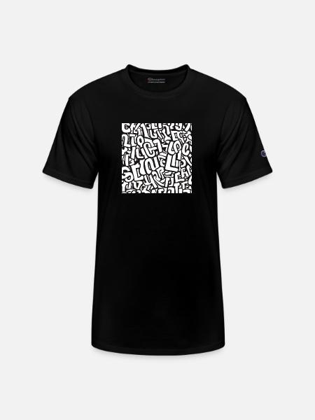 LOL Minimal - Champion Unisex T-Shirt - black