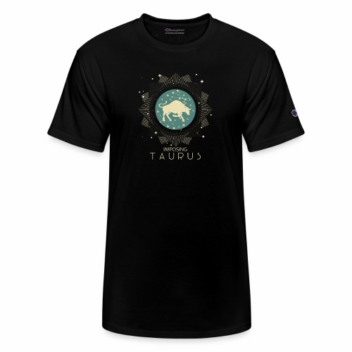 Zodiac Taurus Constellation Bull Star Sign May - Champion Unisex T-Shirt