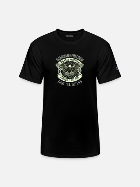 Guardian Of Freedom - Champion Unisex T-Shirt - black
