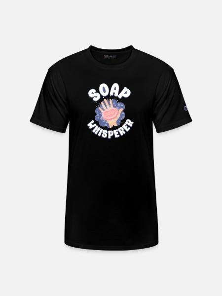Soap Making Crafting Soap - Champion Unisex T-Shirt - black