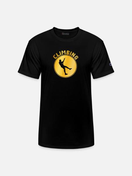 climbing - Champion Unisex T-Shirt - black