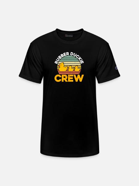 Rubber Duckie Crew - Champion Unisex T-Shirt - black