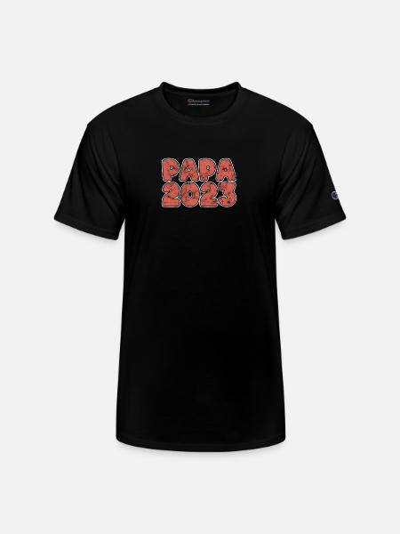 papa 2023 - Champion Unisex T-Shirt - black