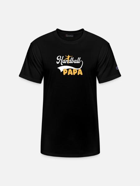 handball papa - Champion Unisex T-Shirt - black