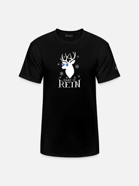 Make It Rein - Champion Unisex T-Shirt - black