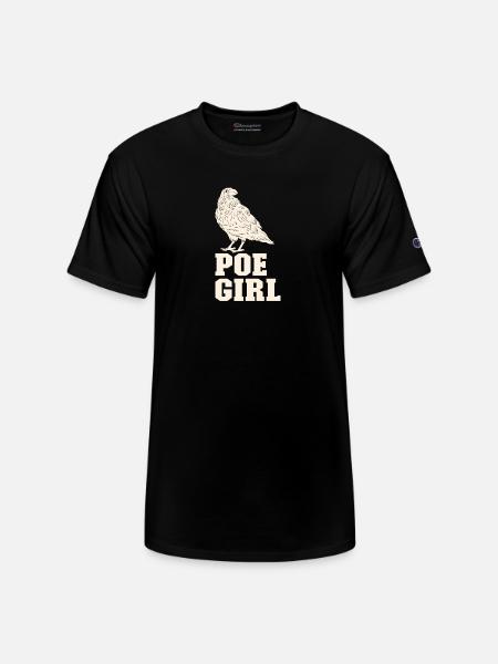 CROW / RAVENS: Raven Lunatic - Champion Unisex T-Shirt - black