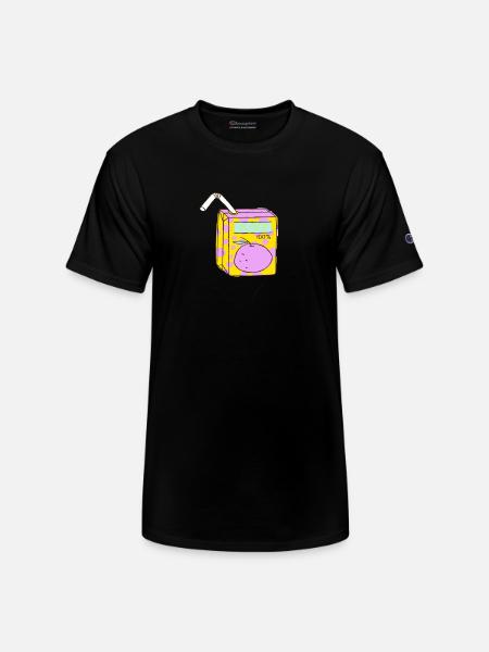 all juice no seeds - Champion Unisex T-Shirt - black