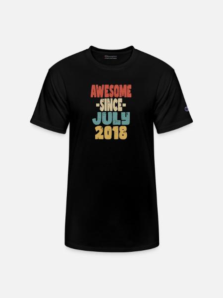 Awesome July 2018 - Champion Unisex T-Shirt - black