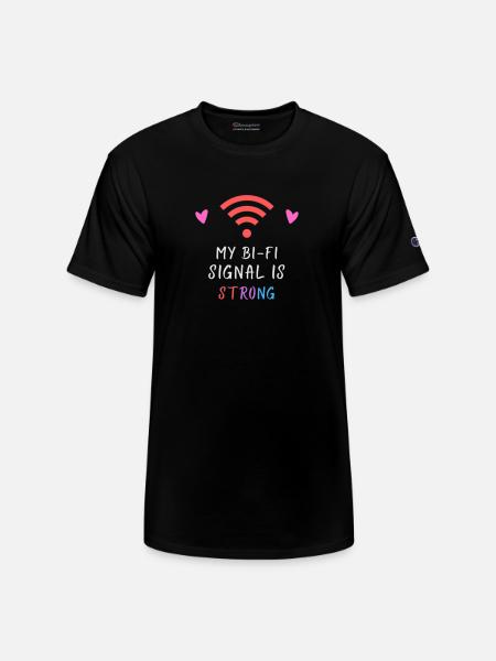 Bi Panic Active - Champion Unisex T-Shirt - black