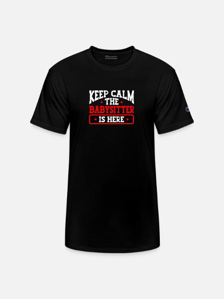 Babysitter Babysitting - Champion Unisex T-Shirt - black