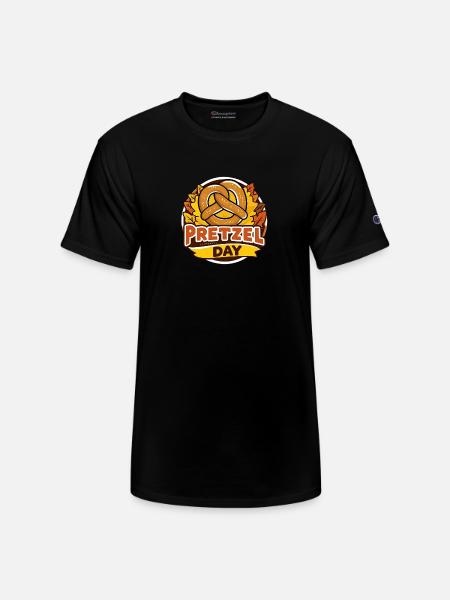 PRETZEL DAY - Champion Unisex T-Shirt - black