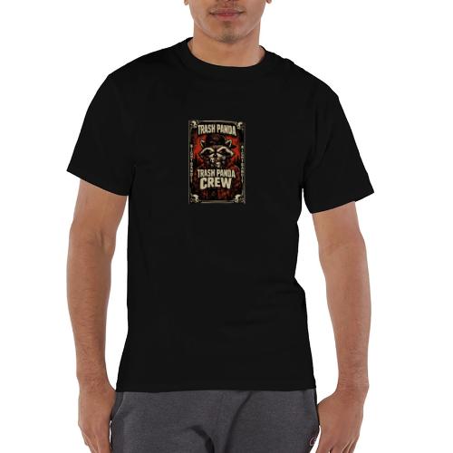 Midnight Forager Raccoon Mushroom Hunter - Champion Unisex T-Shirt