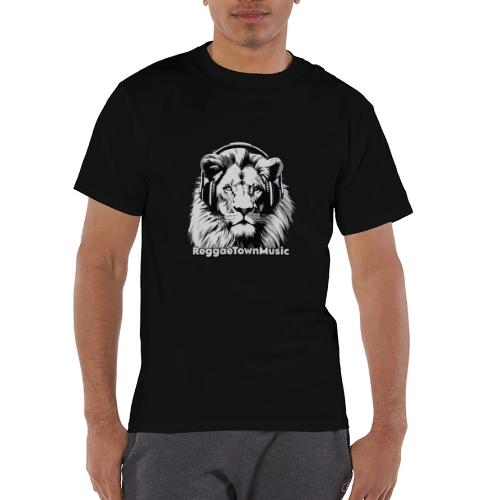 Reggae music roots lion head rasta vibes shirt - Champion Unisex T-Shirt