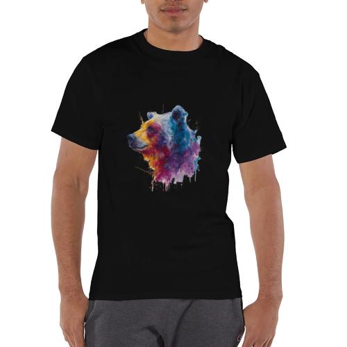 Watercolor Bear Portrait - Champion Unisex T-Shirt