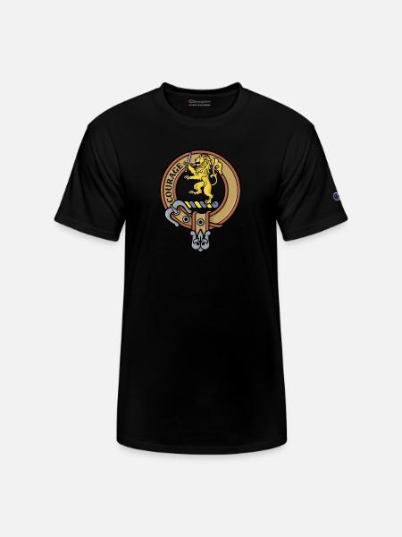 Clan Cumming Crest - Champion Unisex T-Shirt - black