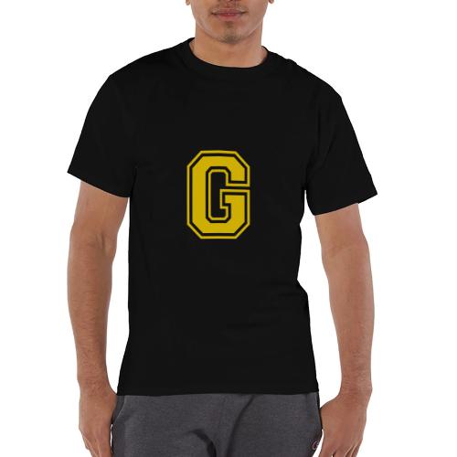 Letter G – Capital Athletic Alphabet Monogram - Champion Unisex T-Shirt