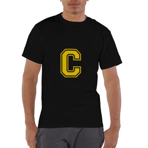Letter C – Capital Athletic Alphabet Monogram - Champion Unisex T-Shirt