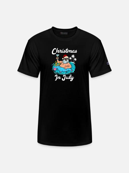 Christmas In July - Champion Unisex T-Shirt - black
