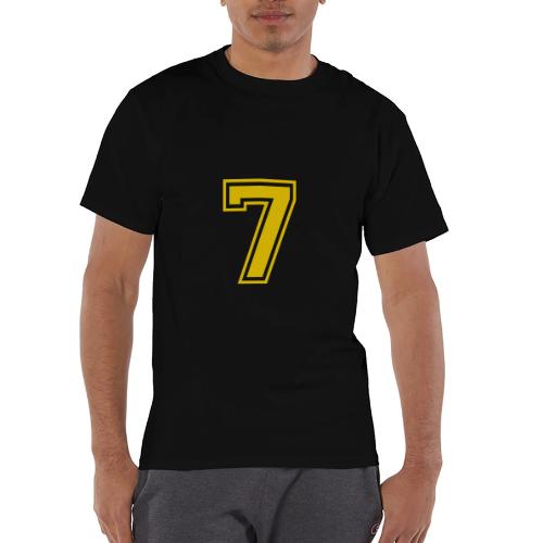 Number 7 in a classic athletic collegiate font - Champion Unisex T-Shirt