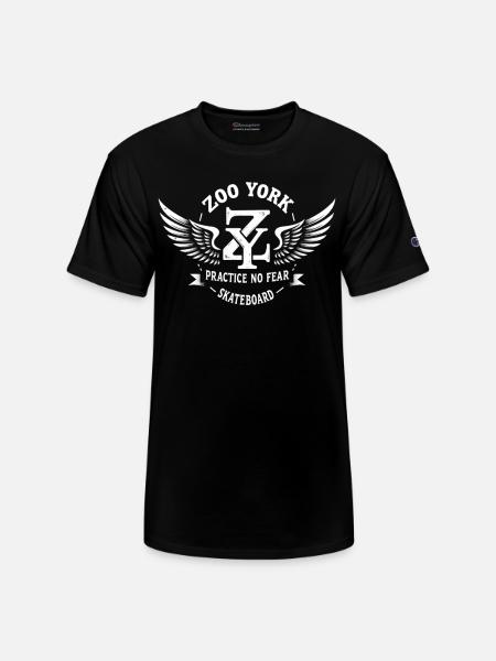 Zoo York Wings - Champion Unisex T-Shirt - black