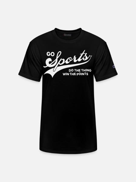 Go Sports - Champion Unisex T-Shirt - black