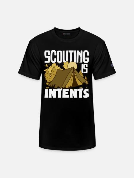 Scouting Is Itents Funny Scout - Champion Unisex T-Shirt - black