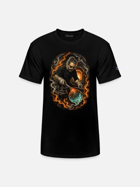 Glass Blowing - Champion Unisex T-Shirt - black