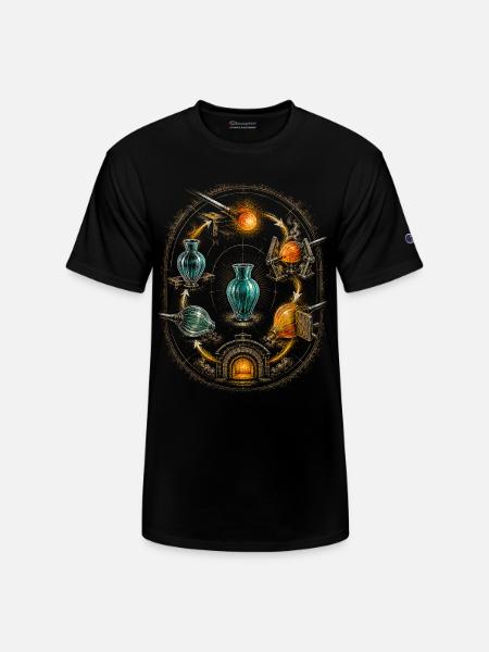Glass Blowing - Champion Unisex T-Shirt - black
