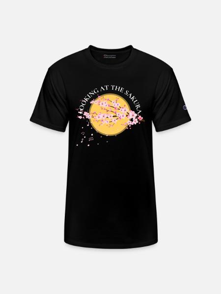 Looking at the SAKURA - Champion Unisex T-Shirt - black