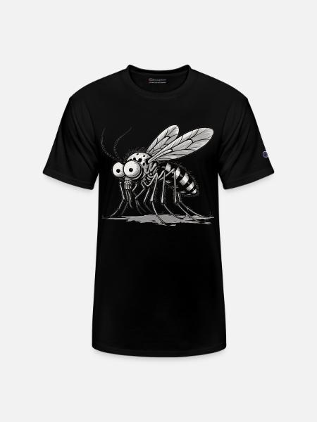 Mosquito: The Tiny Bloodsucker - Champion Unisex T-Shirt - black