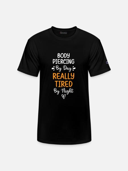 Piercing Job Studio - Champion Unisex T-Shirt - black