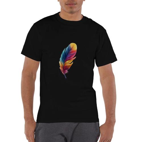 Rainbow Flight Feather - Champion Unisex T-Shirt