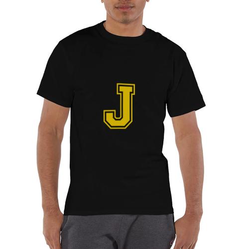Letter J – Capital Athletic Alphabet Monogram - Champion Unisex T-Shirt