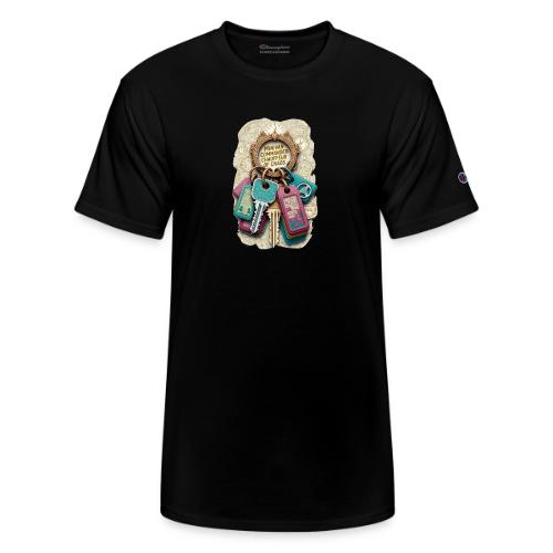 Minivan Commander T Shirt, Chauffeur of Chaos Mug - Champion Unisex T-Shirt