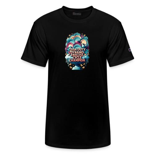Dish Duty Dynamo T Shirt, Endless Cycle Champion - Champion Unisex T-Shirt